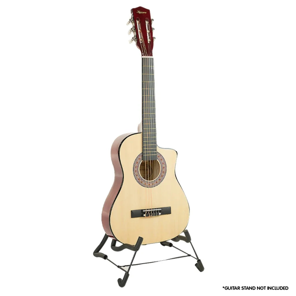 Karrera Childrens Acoustic Guitar Kids - Natural - Audio &