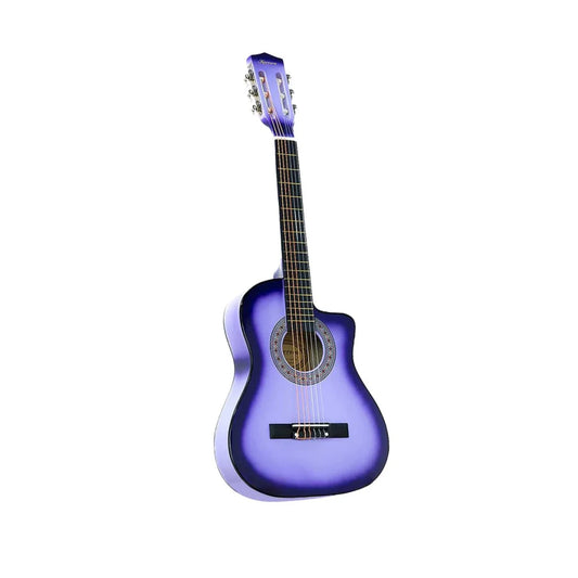 Karrera Childrens Acoustic Guitar Kids - Purple - Audio &