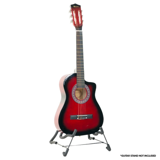 Karrera Childrens Acoustic Guitar Kids - Red - Audio &