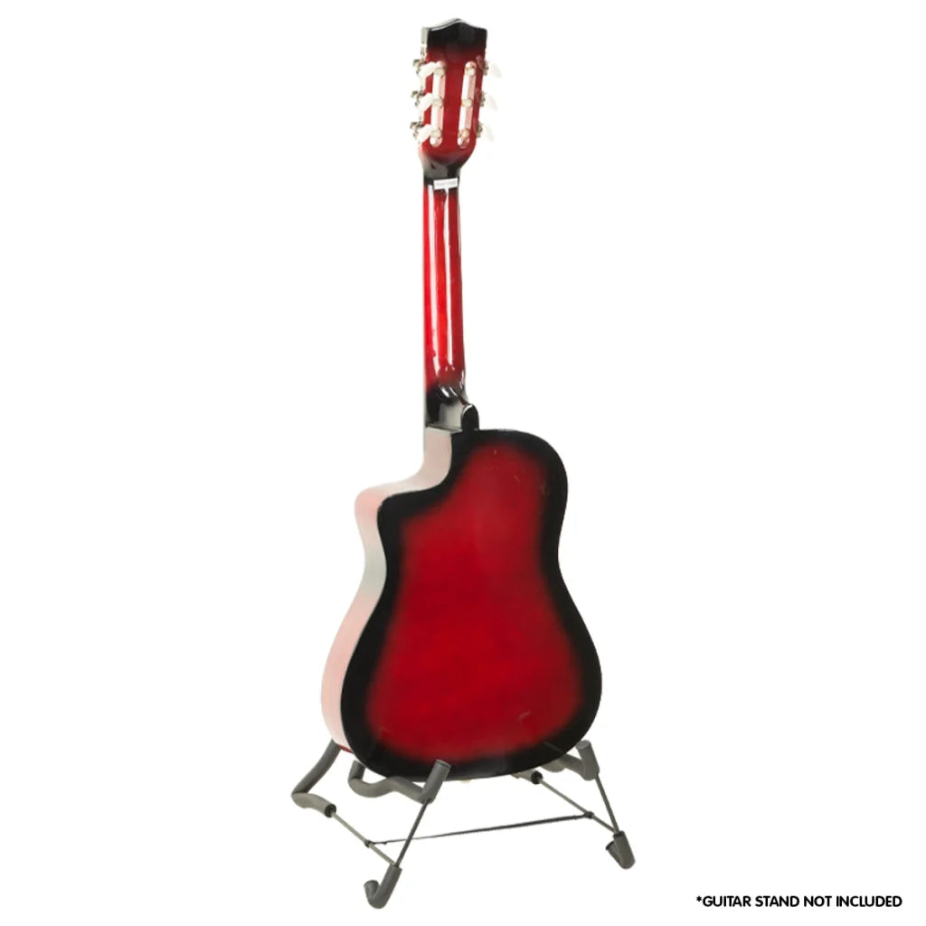 Karrera Childrens Acoustic Guitar Kids - Red - Audio &