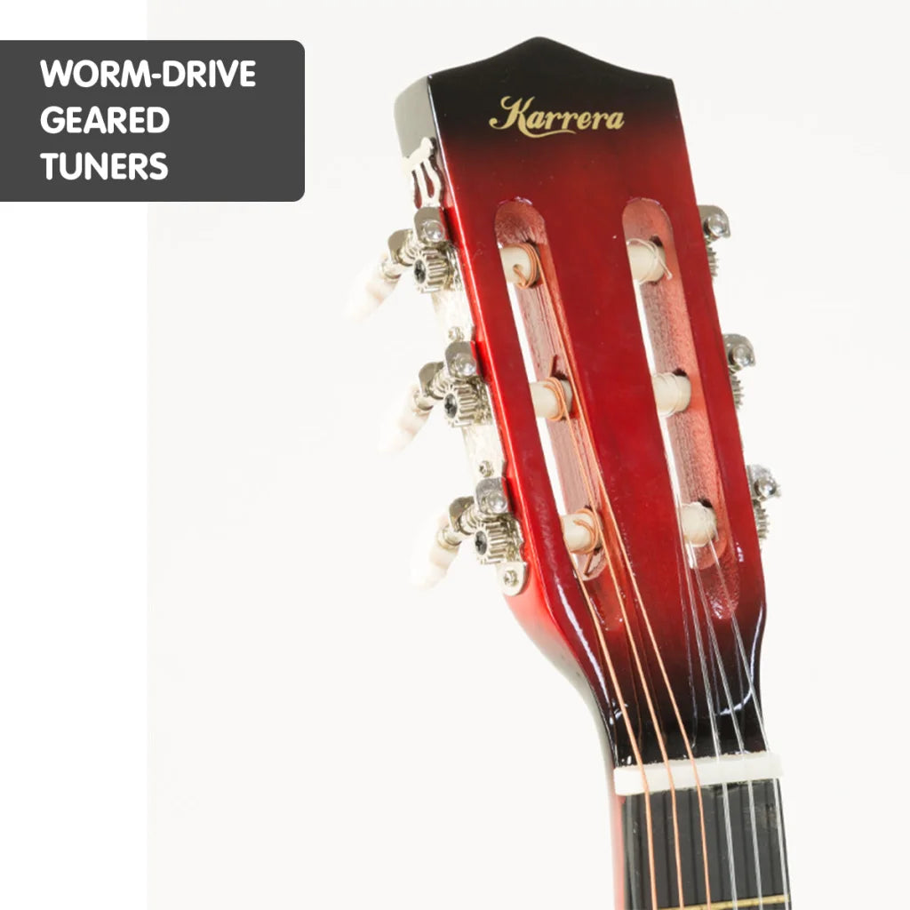 Karrera Childrens Acoustic Guitar Kids - Sunburst - Audio &