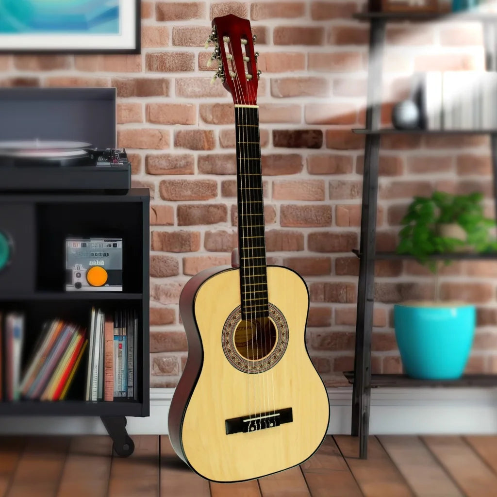 Karrera Childrens Guitar Wooden 34in Acoustic - Natural