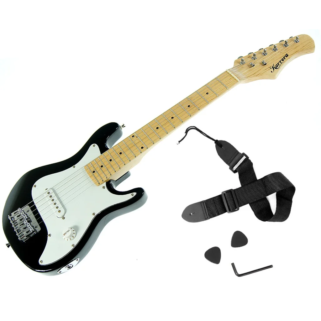 Karrera Electric Childrens Guitar Kids - Black - Audio &