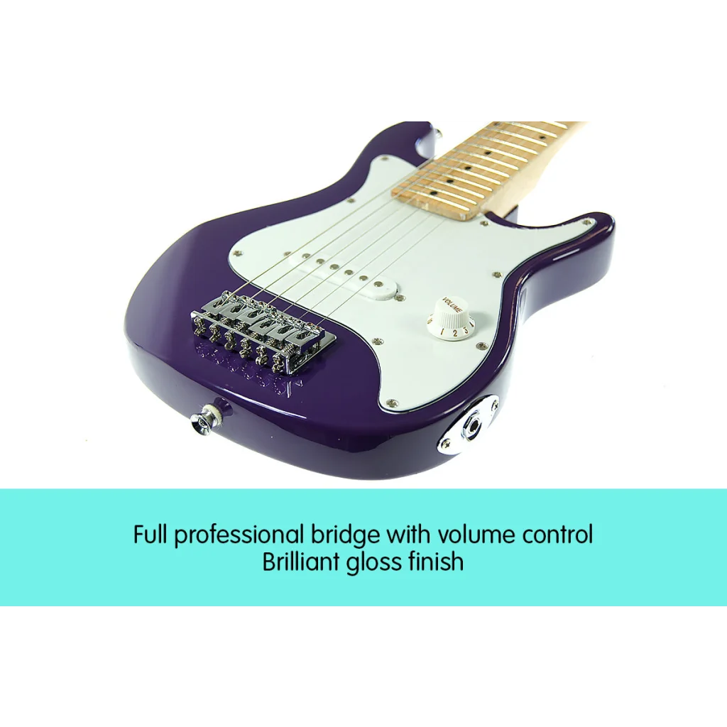 Karrera Electric Childrens Guitar Kids - Purple - Audio &