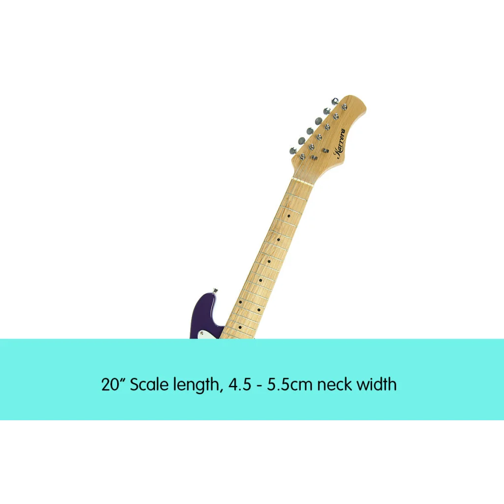 Karrera Electric Childrens Guitar Kids - Purple - Audio &