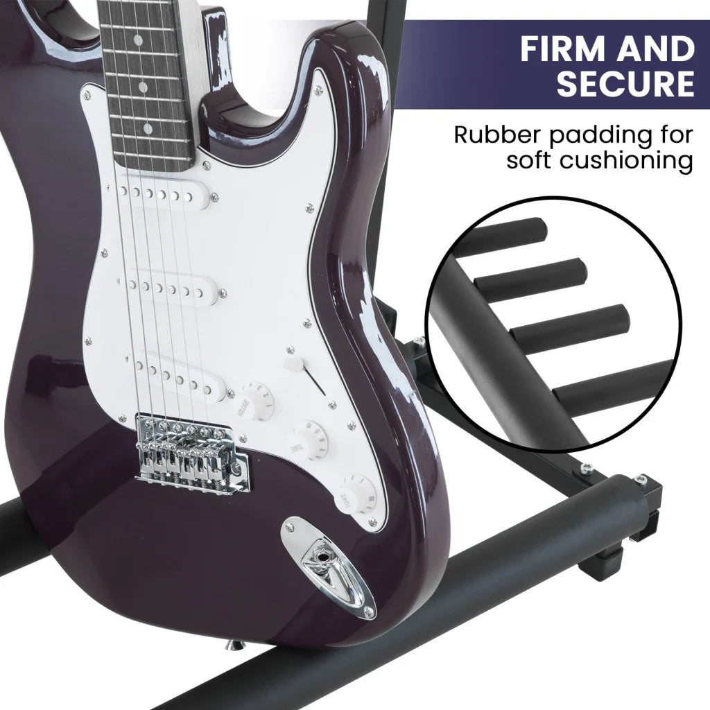 Karrera Steel Multi Guitar Stand for 7 Guitars - Audio &
