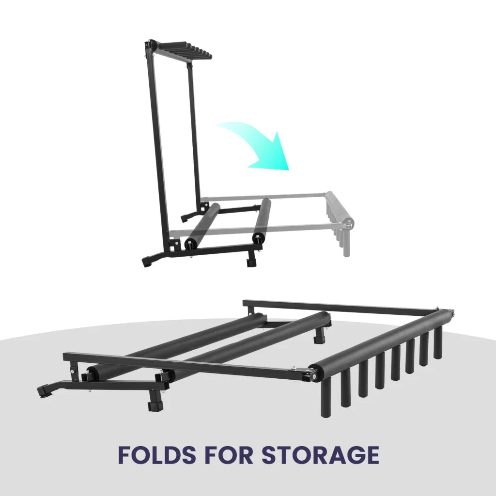 Karrera Steel Multi Guitar Stand for 7 Guitars - Audio &