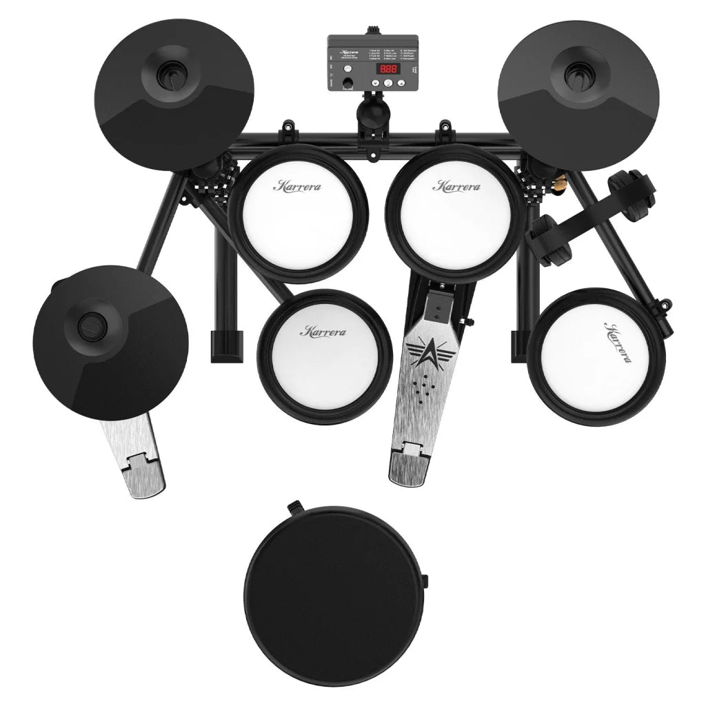 Karrera TDX-16 Electronic Drum Kit with LCD Toms Snares