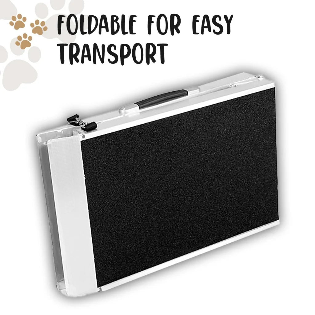 Kartrite Foldable Aluminium Dog Ramp - 183 x 38cm - Pet