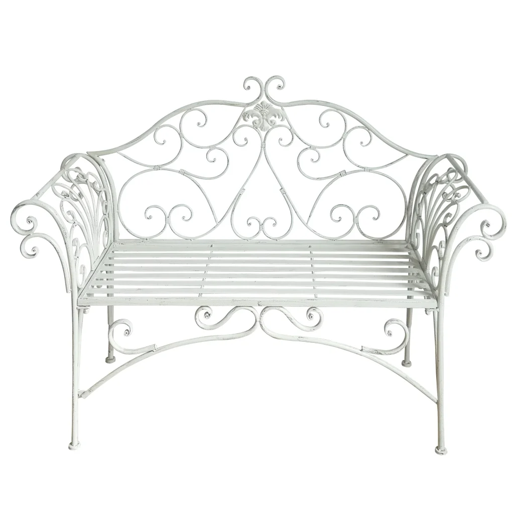 Katerina Bench - Antique White