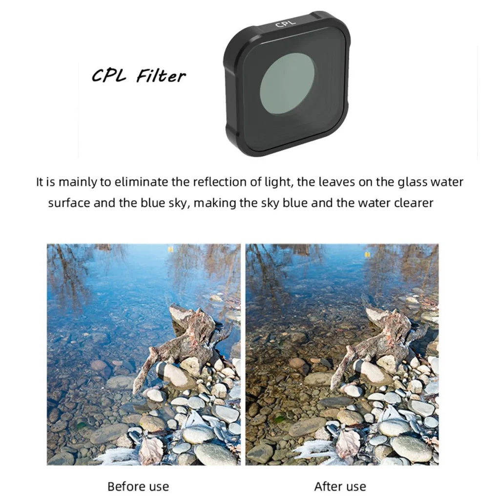 Kb Series Star Cpl Night Lens Filter for Gopro Hero10 / 9