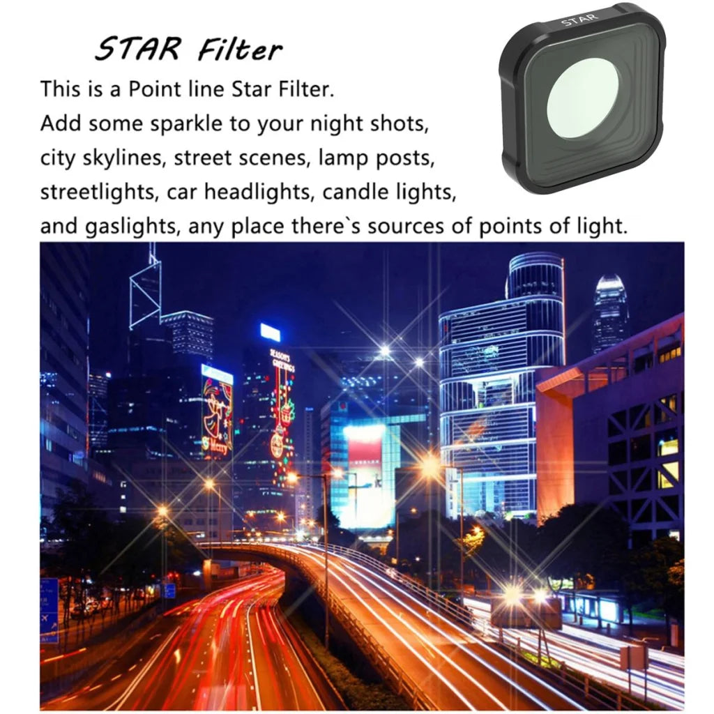 Kb Series Star Cpl Night Lens Filter for Gopro Hero10 / 9