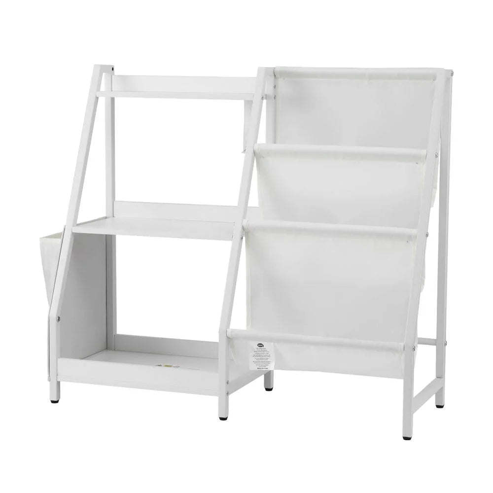 Three Tier Kids Bookshelf Bookcase Children Toy Storage