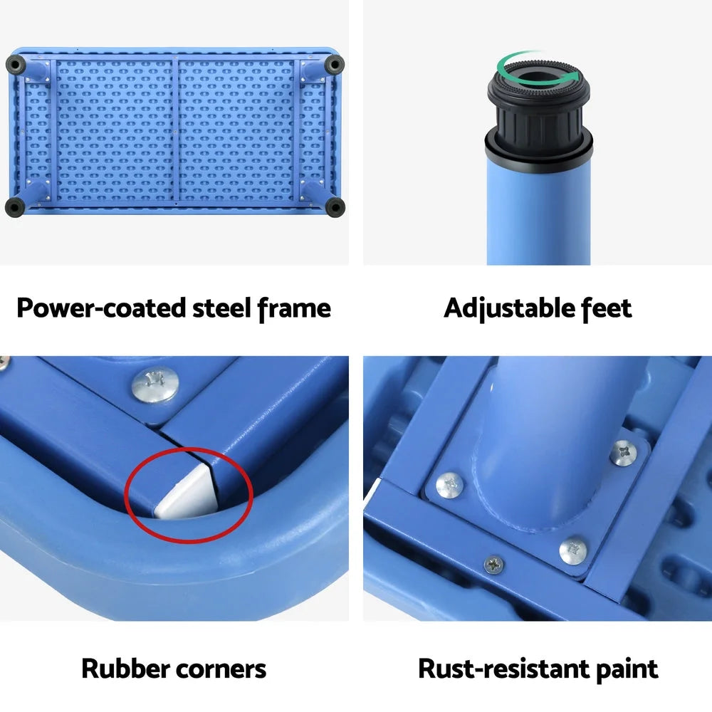 Keezi 5PCS Kids Table and Chairs Set Children Study Desk