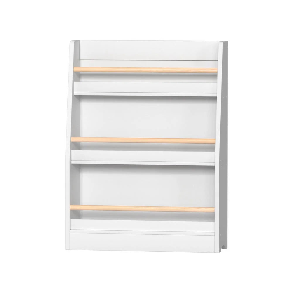 Keezi Kids Bookshelf 3 Tiers Storage Children Bookcase