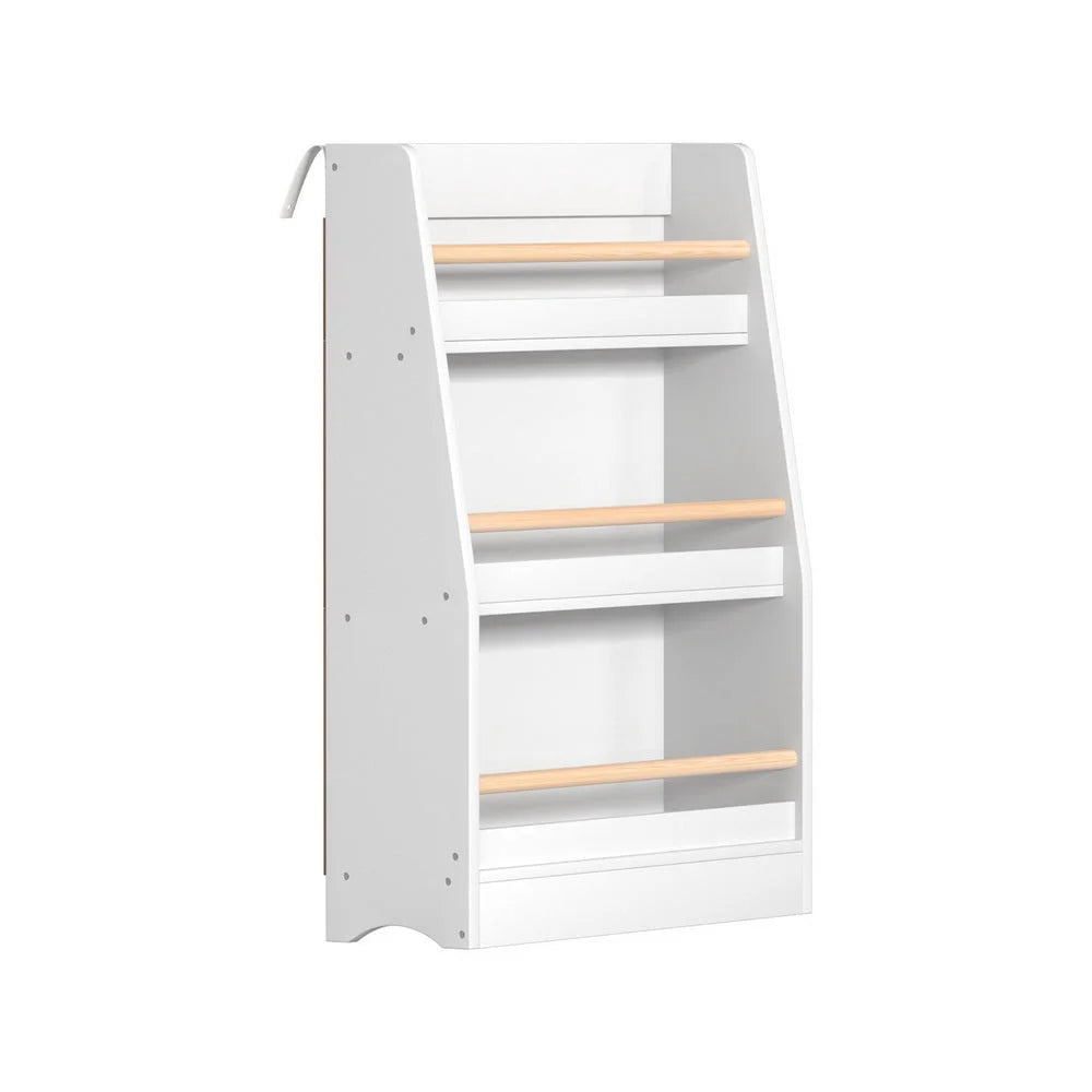 Keezi Kids Bookshelf 3 Tiers Storage Children Bookcase