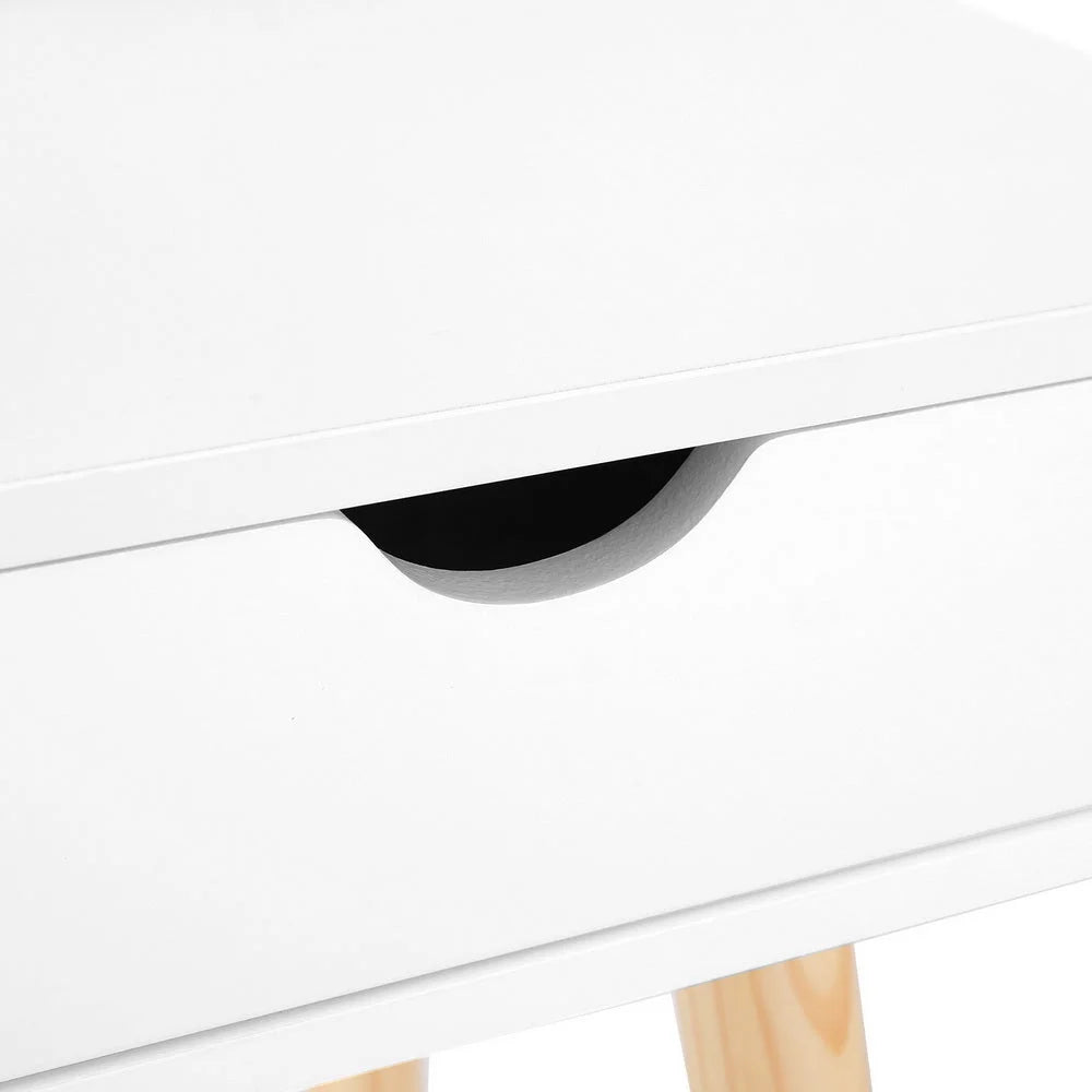 Keezi Kids Dressing Table Vanity Makeup Chair Set