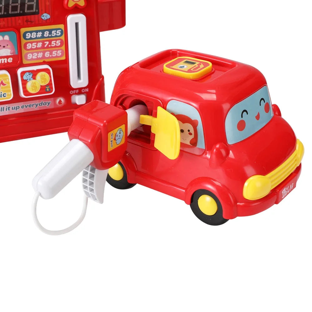 Keezi Kids Gas Petrol Station Pumper Pretend Play Toys Car