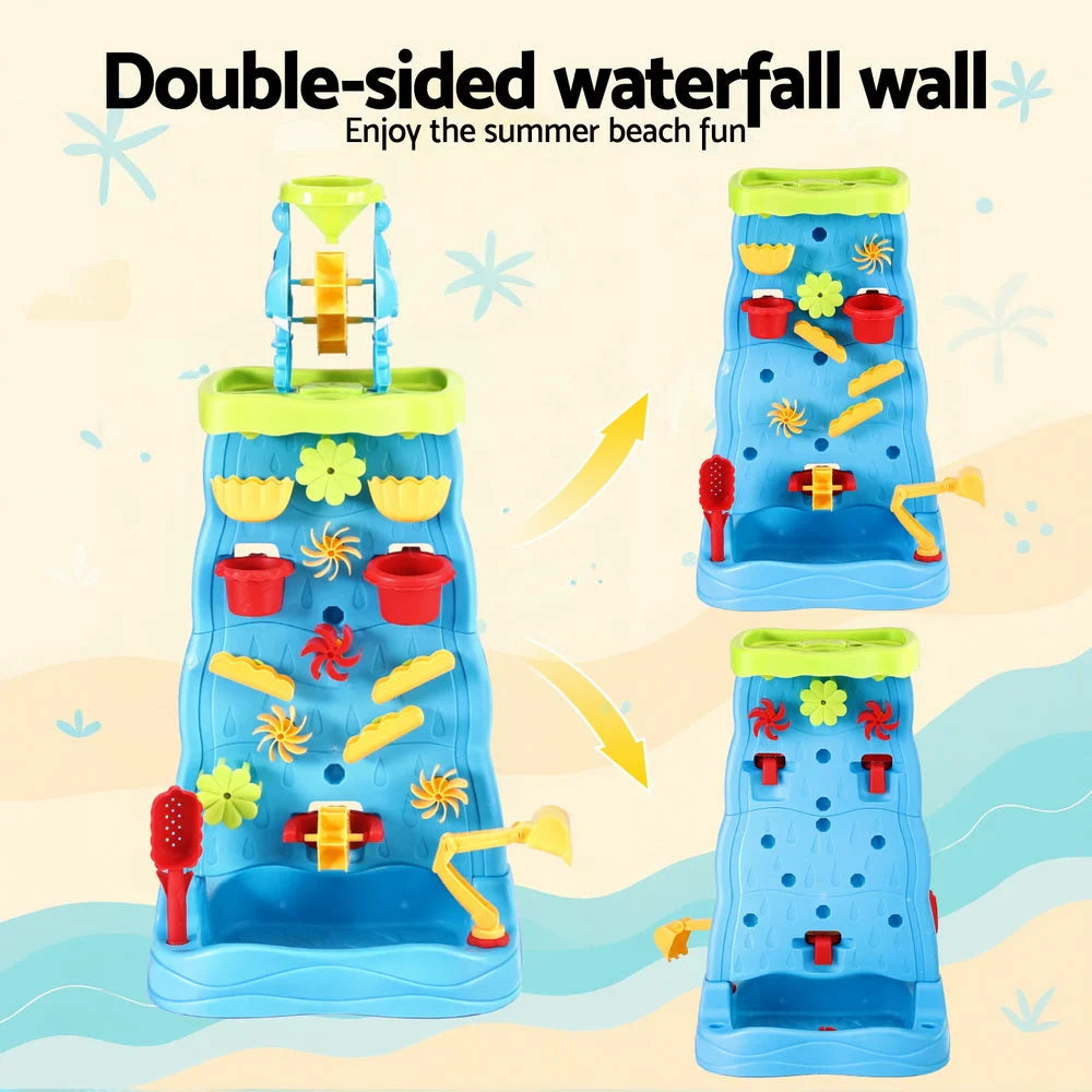 Keezi Kids Sand and Water Table Waterfall Wall Sandpit Toys
