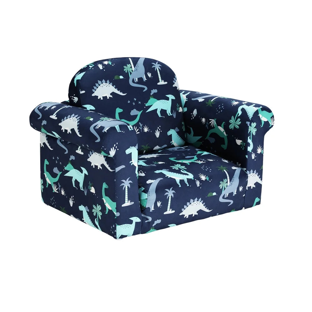Keezi Kids Sofa 1 Seater Children Flip Open Couch Lounger