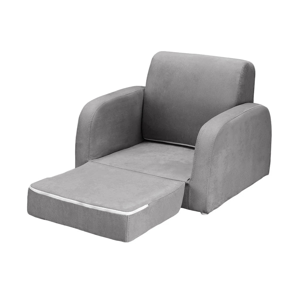 Keezi Kids Sofa 1 Seater Children Flip Open Couch Lounger