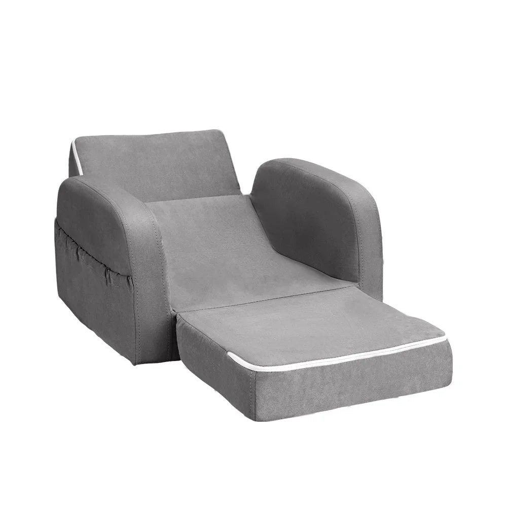 Keezi Kids Sofa 1 Seater Children Flip Open Couch Lounger