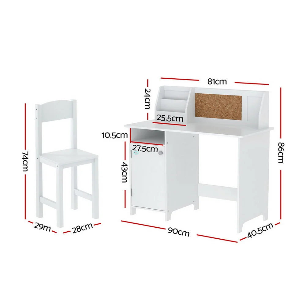 Keezi Kids Table and Chair Set Children Study Play Toys
