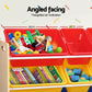 Keezi Kids Toy Box 12 Bins Bookshelf Organiser Children