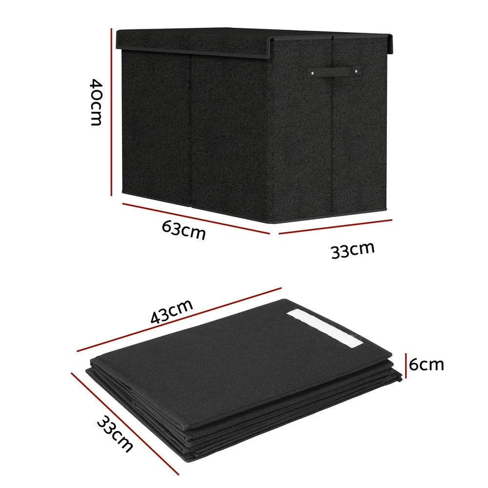 Keezi Large Toy Box Chest Storage with Flip-Top Lid