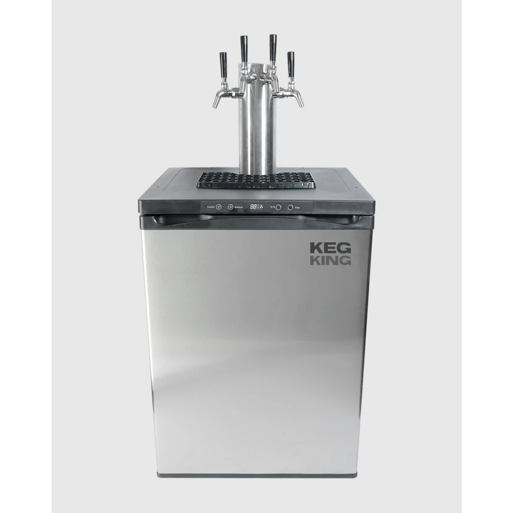 Keg King - Kegmaster Series XL Kegerator - Fastap Quadruple
