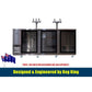 Kegerator KegMaster Super Deluxe Three Door