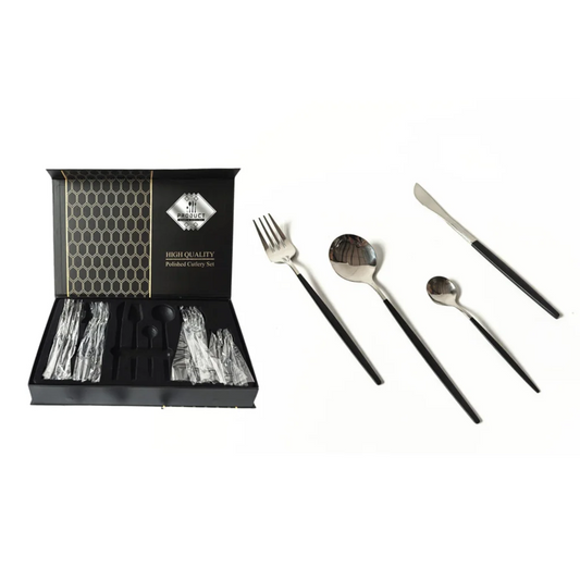 Keily Deluxe Cutlery Set - Silver - Furniture > Dining >
