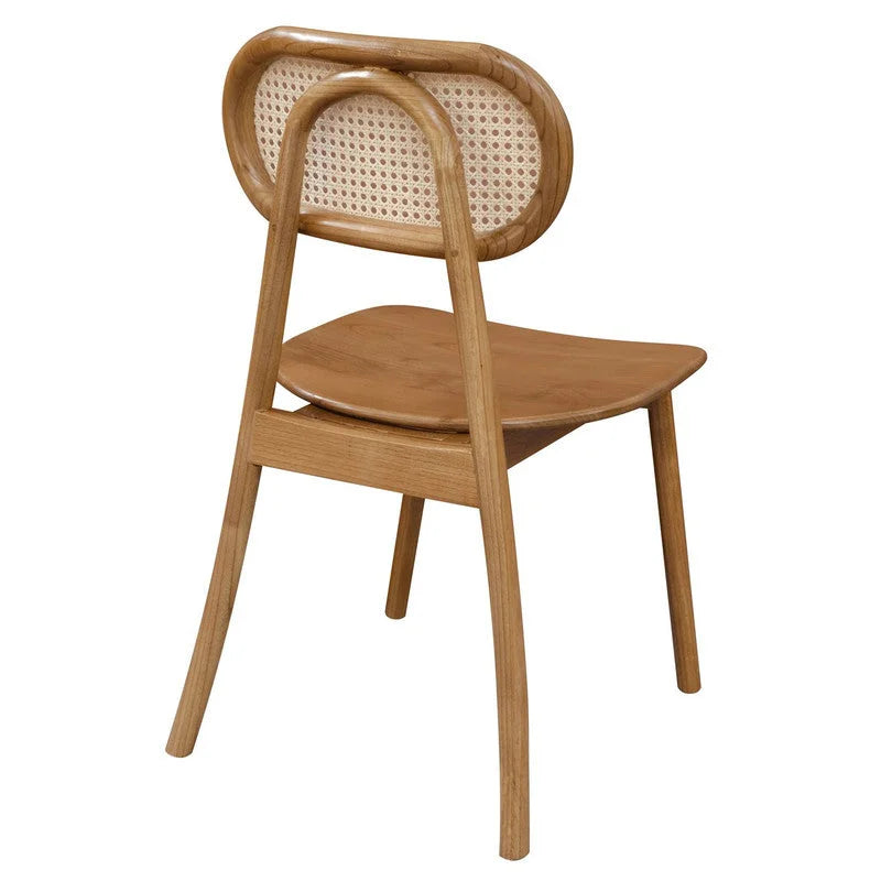 Kelly Rattan Dining Chair (Almond) - Furniture > Dining >
