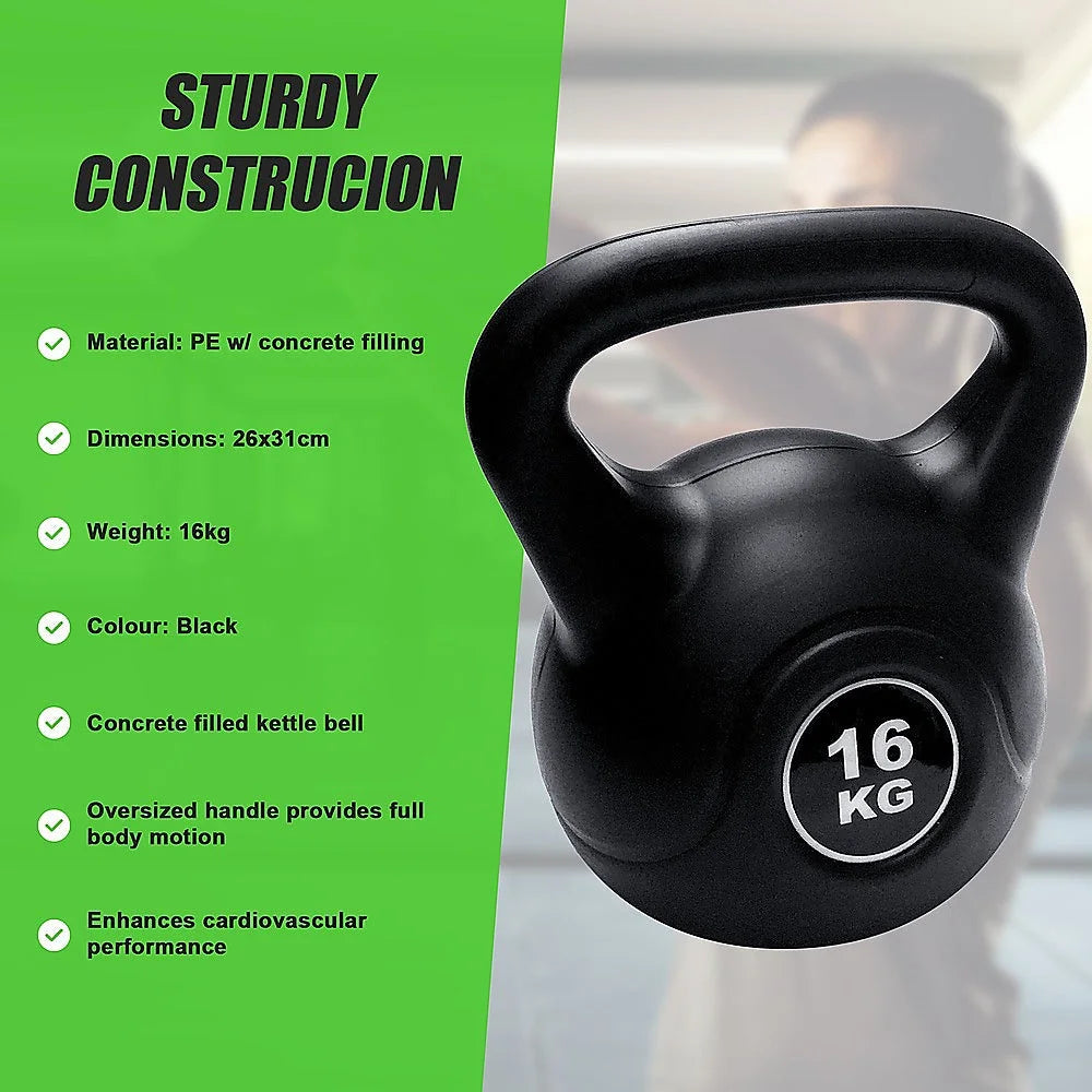 Kettlebell Training Weight Fitness Gym - 16KG - Fitness