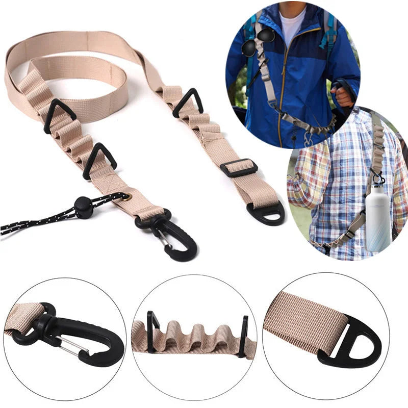 Khaki 4 PCS Heavy-Duty Outdoor Utility Strap