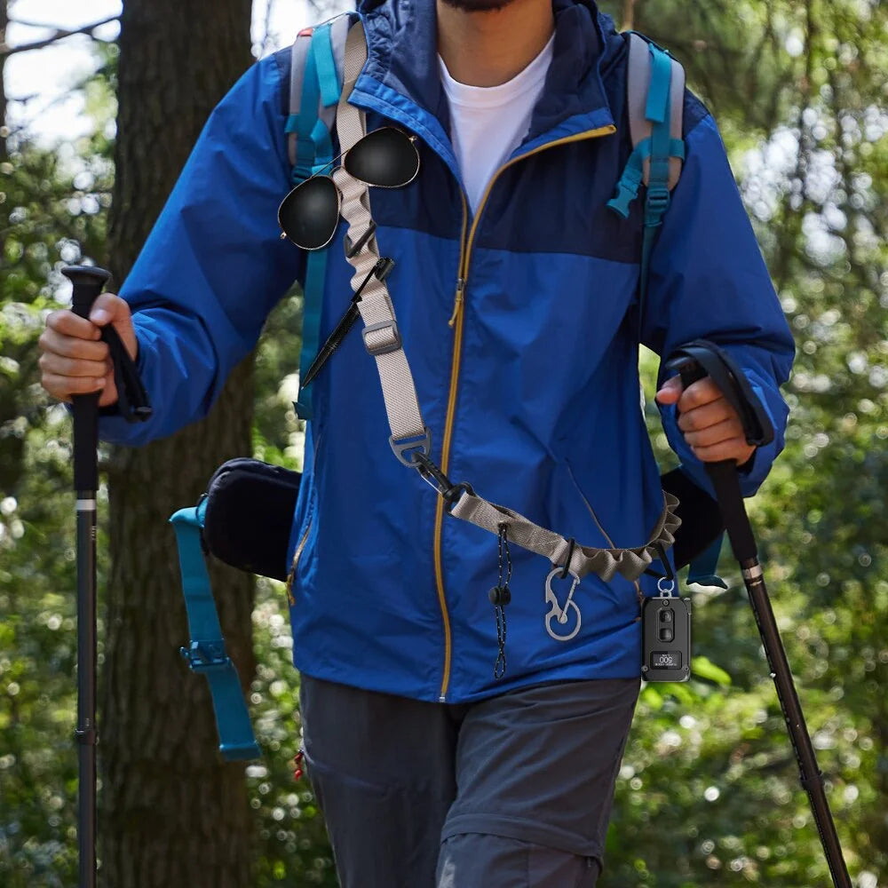 Khaki 4 PCS Heavy-Duty Outdoor Utility Strap