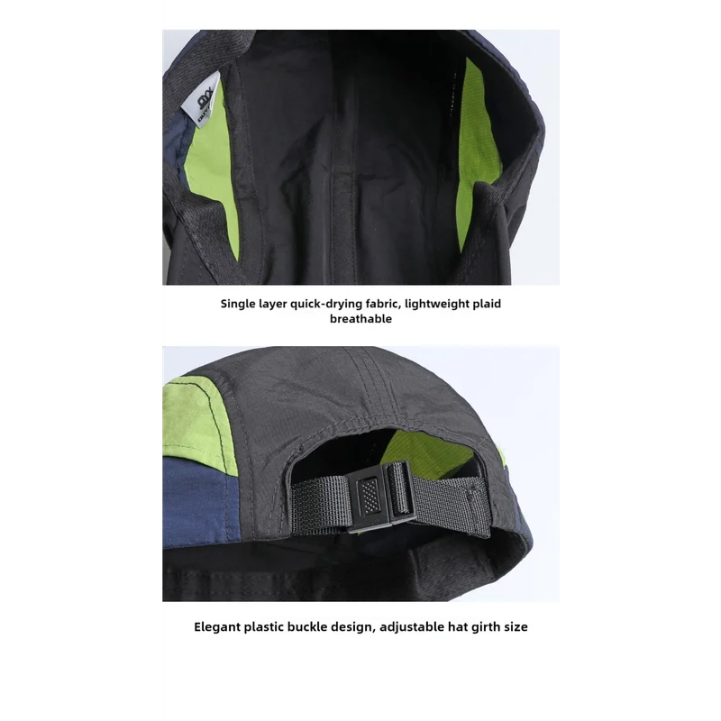 Khaki And Yellow Lightweight Sports Baseball Cap