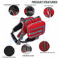 Khaki Dog Tactical Backpack Harness - Adjustable Outdoor