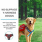 Khaki Dog Tactical Backpack Harness - Adjustable Outdoor