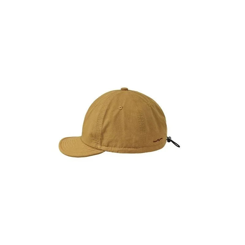 Khaki Minimalist Baseball Cap - Unisex Retro Streetwear Hat