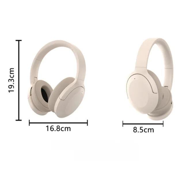 Khaki P3965 Foldable Bluetooth 5.3 ANC Wireless Over-Ear