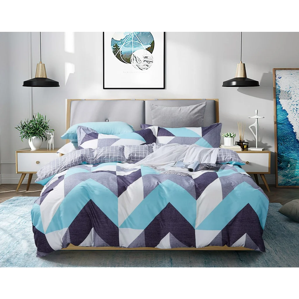 Kian Duvet Quilt Cover Set Double Size - Home & Garden