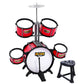 Kids 7 Drum Set Junior Drums Kit Musical