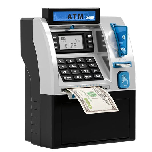 Kids ATM Savings Bank - Electronic Piggy Bank with Debit