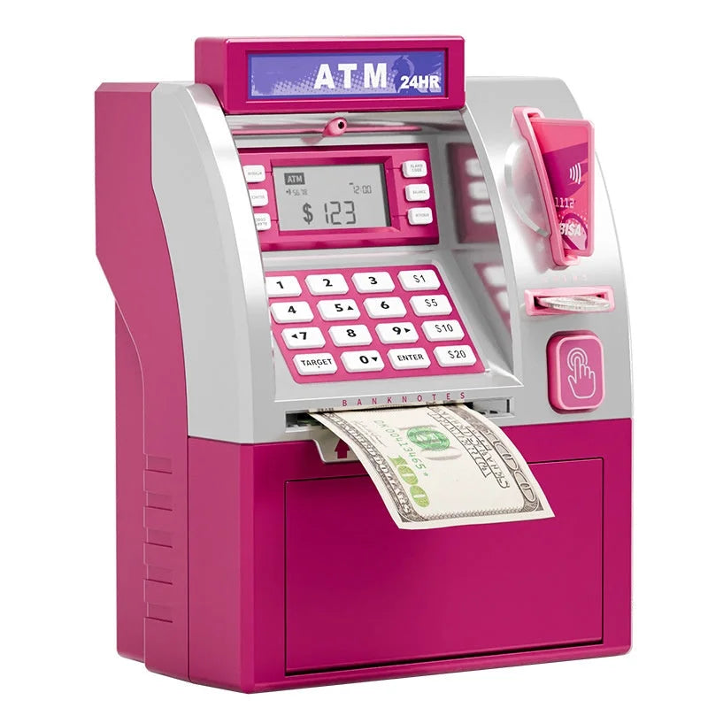 Kids ATM Savings Bank - Electronic Piggy Bank with Debit