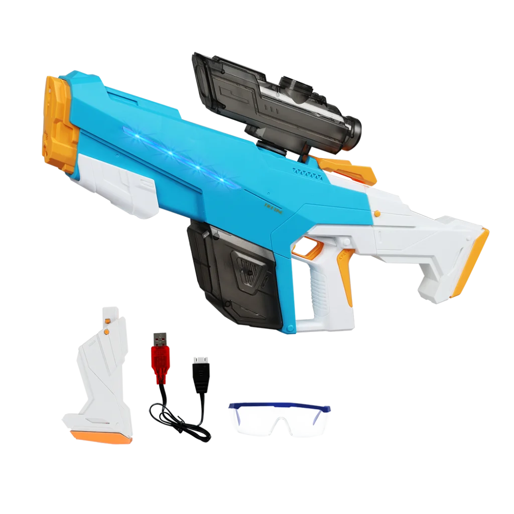 Kids Automatic Electric Water Gun with LED-1973193478582177800