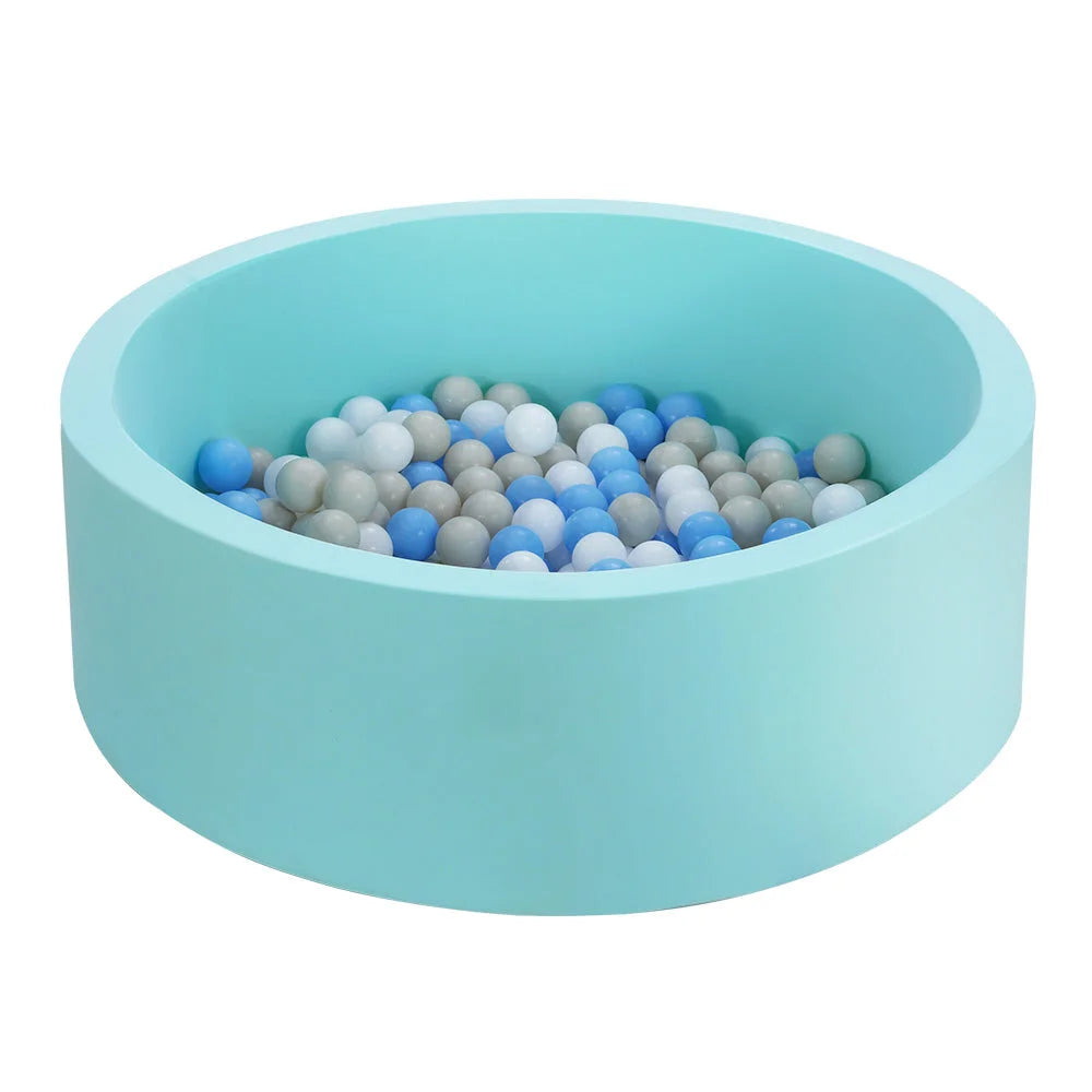 Blue 90x30cm ball pit ocean with foam play pool barrier