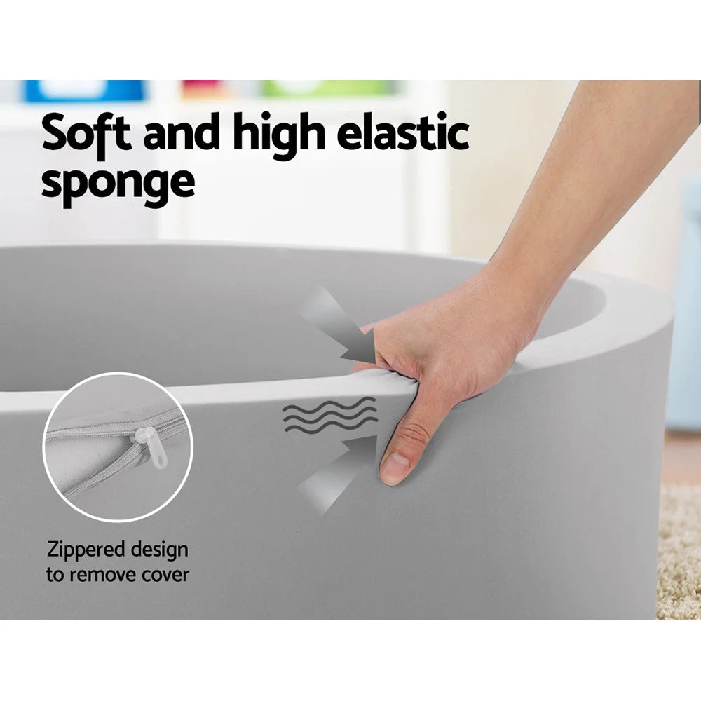 Kids Ball Pit 90x30cm Ocean Foam Play Pool Barrier Toys