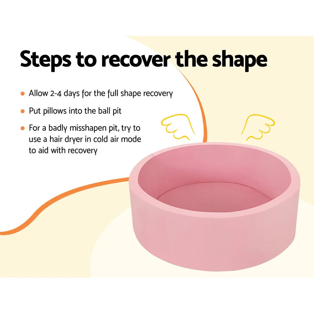 Kids Ball Pit 90x30cm Ocean Foam Play Pool Barrier Toys