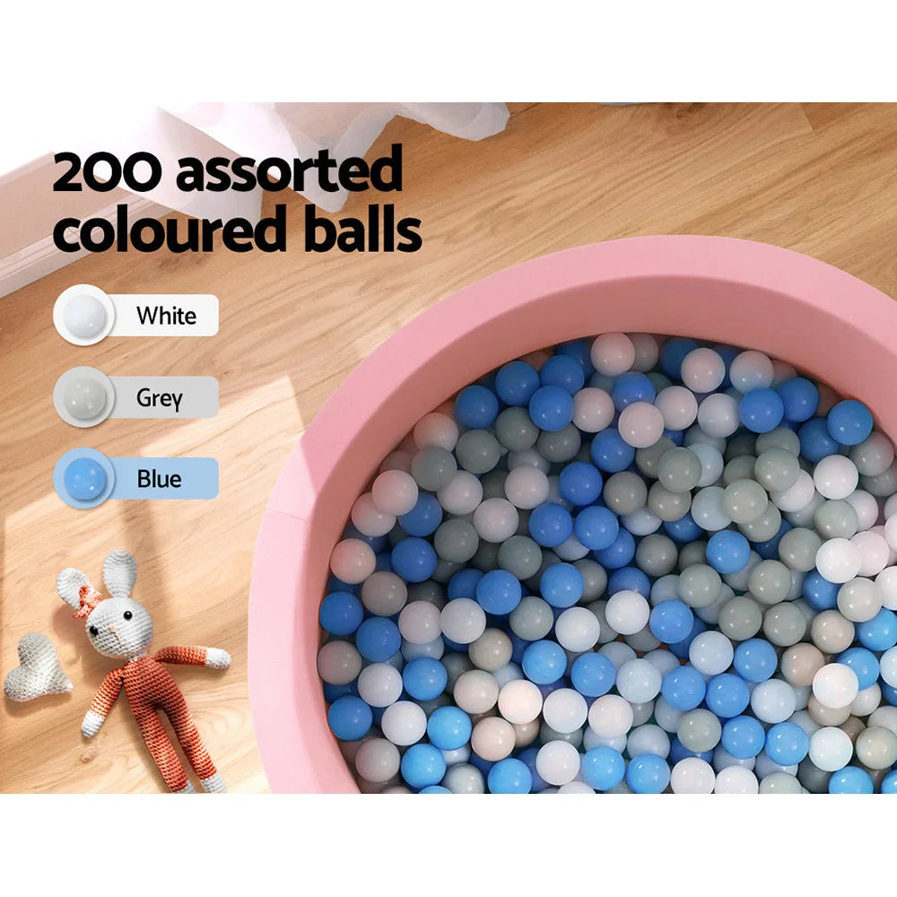 Kids Ball Pit 90x30cm Ocean Foam Play Pool Barrier Toys